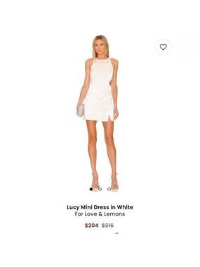 for love and lemons savannah wrap mini dress FL& L  Savannah wrap mini dress size S